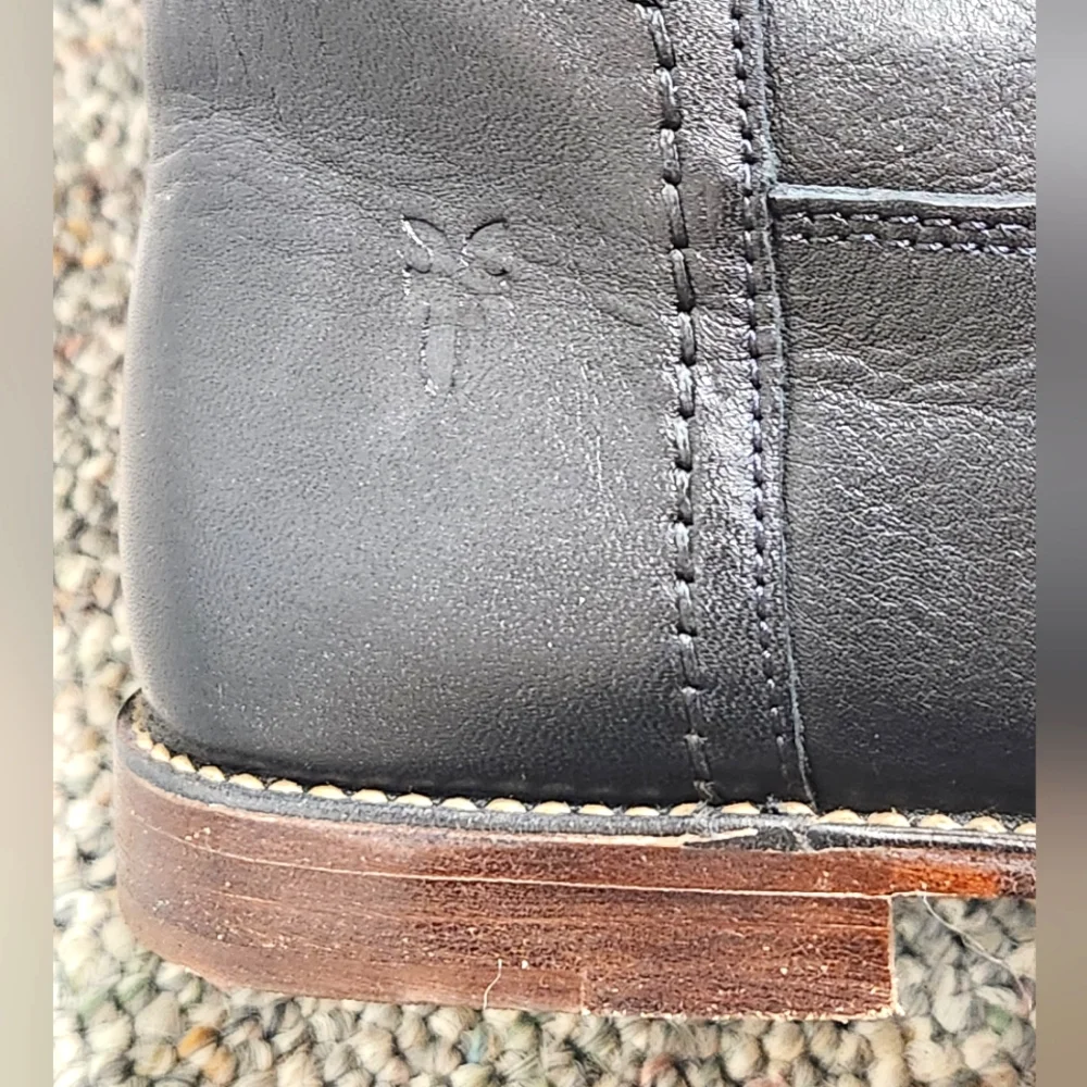 Frye Paige Black Tall Riding Boots Style 77061 Size 6 1/2